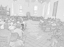 So nah werden wir uns im Gottesdienst so schnell nicht wieder kommen (R. Englert)
