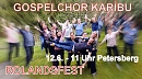 Kar&iacute;bu auf dem Rolandsfest (R. Englert)