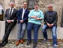 Superintendent Andreas Schwarze, M&uuml;hlh&auml;user Pr&auml;ses Jens Ritter, Superintendentin Bad Frankenhausen-Sondershausen Steffi Wiegleb, Pr&auml;ses Dr. Uwe Krieger (R. Englert)