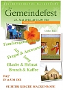 Aushang Gemeindefest (Sabine Wegner)