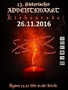 Plakat Adventsmarkt Liebenrode 2016 (Sabine Wegner)