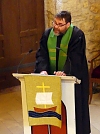 Die Predigt von Pfarrer Werner Heizmann - eine W&uuml;rdigung aller ehrenamtlich Aktiver in den Gemeinden (Foto: Regina Englert)