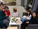 Frauen aus dem Iran und dem Irak mit ihren Kindern - sie f&uuml;hlen sich wohl (Foto: R. Englert)