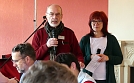Lutz Albrecht und Steffi H&auml;nsel leiten den Tag ein (Foto: R. Englert)