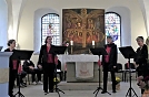 Das Nordh&auml;user Frauenquartett sang anstelle der Gemeinde im Festgottesdienst (Foto: R. Englert)