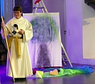 Jesus kommt - Gemeindep&auml;dagogin Ines Delert (Foto: R. Englert)