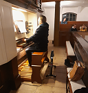 Constanze Tilch beim Silker&ouml;der Adventskonzert (Foto: Norbert Patzelt)