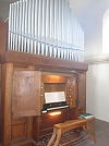 M&uuml;nchenlohra - kleine Orgel, gro&szlig;e Akustik (Foto: Norbert Patzelt)