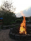 Lagerfeuer am Abend (Foto: Nikolaus Fl&auml;mig)