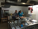 K&uuml;chenteam - rund um die Uhr im Einsatz (Foto: N.Flaemig)