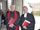 Pfr. Nikolaus Fl&auml;mig mit Superintendent Andreas Schwarze (Foto: G. M&uuml;hlhaus)