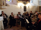 Gottesdienst mit wunderbarer Bl&auml;sermusik - Dank an die Bl&auml;ser, die extra angereist sind (Foto: R. Englert)