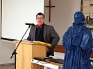 Friedrich Kramer - Direktor der Ev. Akademie Sachsen-Anhalt in Wittenberg referierte zum Thema "Luthererinnerung zwischen gl&uuml;hender Verehrung und harscher Kritik" (Foto: R. Englert)