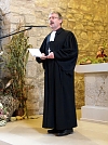 Ein Gru&szlig;wort des Superintendenten (Foto: R. Englert)