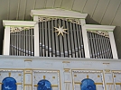 Die Orgel mit dem Cymbelstern (Foto: H. Neubert)