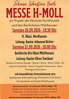 Plakat Messe H-Moll (EVKS)