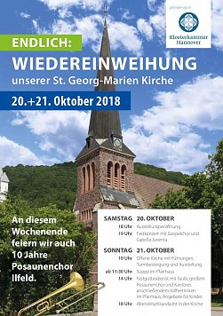 Plakat (Foto: Ev. KG Ilfeld)