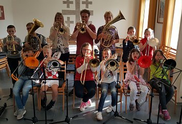 Jungbl&auml;ser des Posaunenchores Gro&szlig;bodungen (Foto: KG Gro&szlig;bodungen)