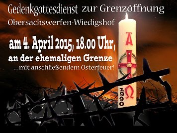Gedenken Grenz&ouml;ffnung (Foto: Sabine Wegner)