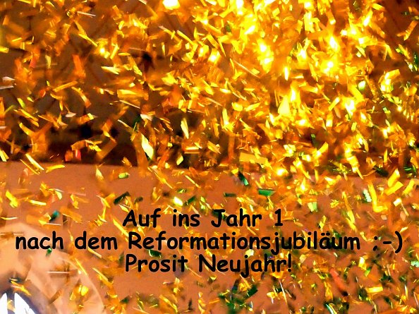 Prosit Neujahr! (Foto: R. Englert)