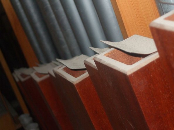 Verstaubte Orgel in Blasii (Foto: M. Kremzow)