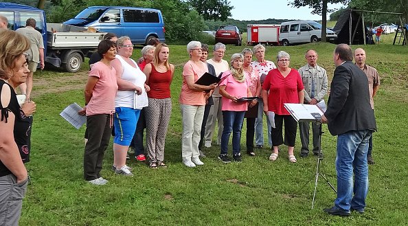 Kirchenchor Windehausen � Johannissingen 2016 in Hamma (Foto: V. Kremzow)