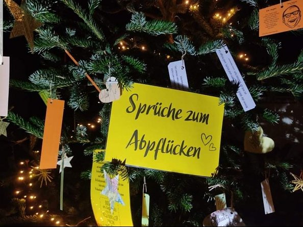 Spr&uuml;che zum Abpfl&uuml;cken (Foto: N. Wiemann)