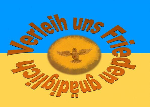 Friedensfahne (Foto: R. Englert)