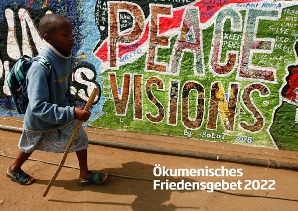 Foto eines Friedensgraffitos des K&uuml;nstlers Solomon Muhandi (Foto: Zohra/Reuters)
