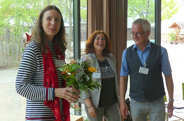 Dr. Friederike Spengler, Corina S&auml;nger und Dr. Uwe Krieger (Foto: R. Englert)