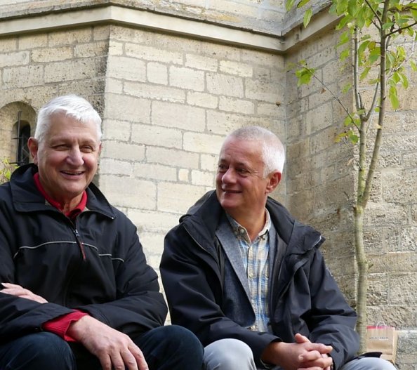 Stephan Domann & der Pr&auml;ses Dr. Uwe Krieger  (Foto: Regina Englert)