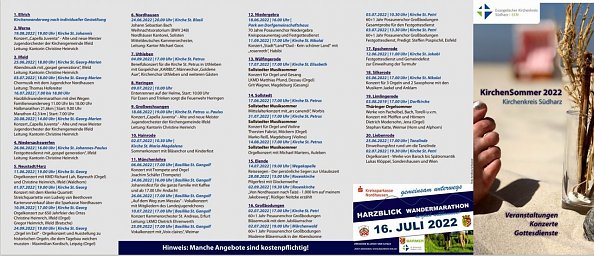 Flyer Termine 2022 (Foto: A. Schwarze)