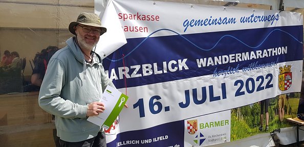 Zum Geburtstag hat sich R&uuml;diger Neitzke einen Halbmarathon geg&ouml;nnt (Foto: R. Englert)