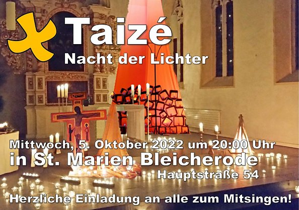 Taiz&eacute; (Foto: KG Bleicherode)