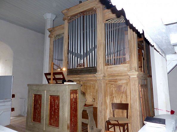 an der Orgel in der Liebenroder Kirche wird besonders eifrig ge&uuml;bt (Foto: Norbert Patzelt)
