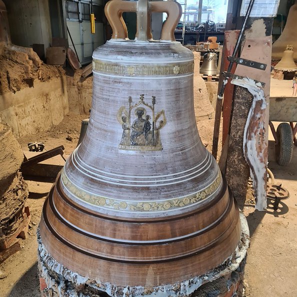 Die "falsche Glocke" f&uuml;r die Rosenkirche (Foto: Glockengie&szlig;erei Bachert)
