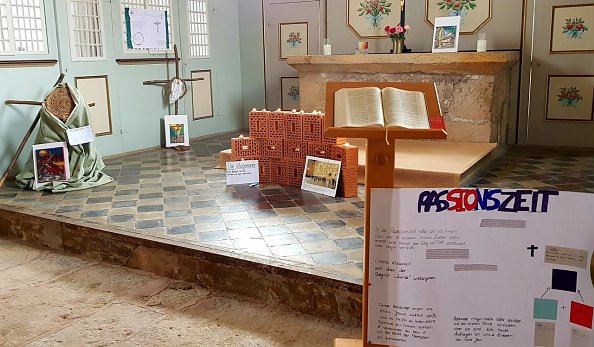 Passionszeit in der Rosenkirche - ein Ausschnitt (Foto: R. Englert)