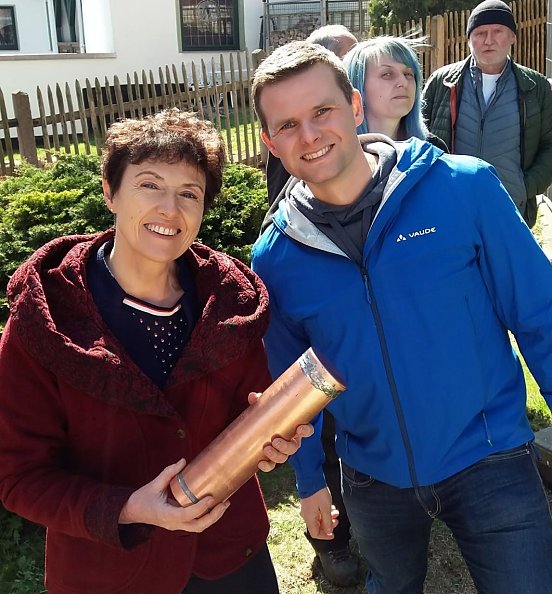 Nora Engel und Silvio Hartung - die GKR-Vorsitzenden des Kirchspiels Hainrode-Berndten (Foto: Hesse-Engel)