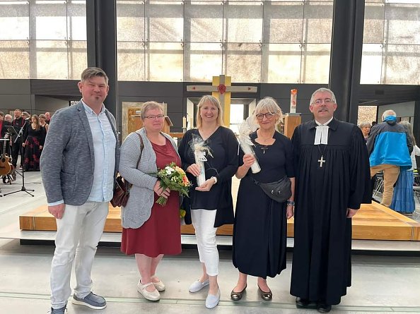 Unser neues Lektorenteam (Foto: Facebook Kirchenkreis S&uuml;dharz )