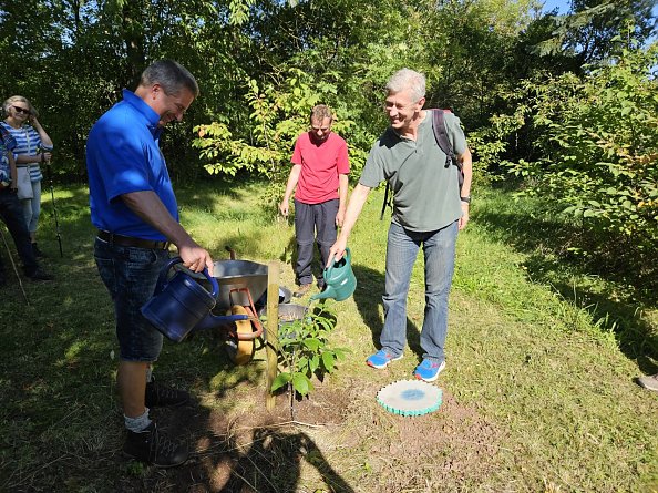 M. Englert, J. Engelmann-B&auml;renklau und Dr. Chr. Maletz (Foto: Regina Englert)
