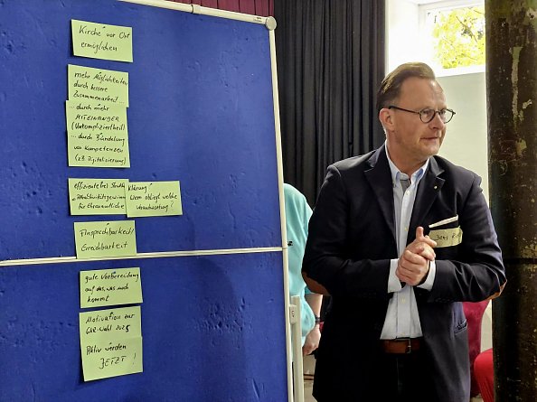 3. Begegnungstreffen  - Pr&auml;ses Jens Ritter  (Foto: Regina Englert)