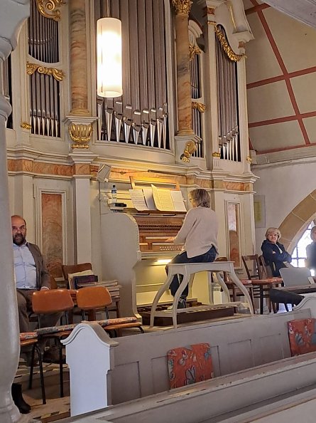 Orgelsch&uuml;ler in Bleicherode (Foto: Ulrike Patzelt)