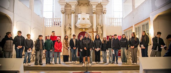 Konfirmanden-Vorstellungsgottesdienst in Heringen (Foto: Marcel Haupt)
