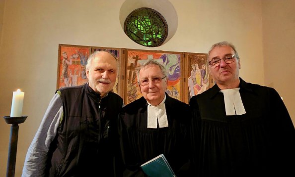 Festgottesdienst  - links im Bild Dr. C. Steckner (Foto: Regina Englert)