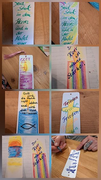 Collage der Postkarten (Foto: Corina S&auml;nger)