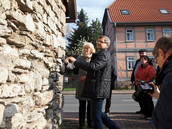 Kulturstaatsministerin Monika Gr&uuml;tters in Elende (Foto: R. Englert)