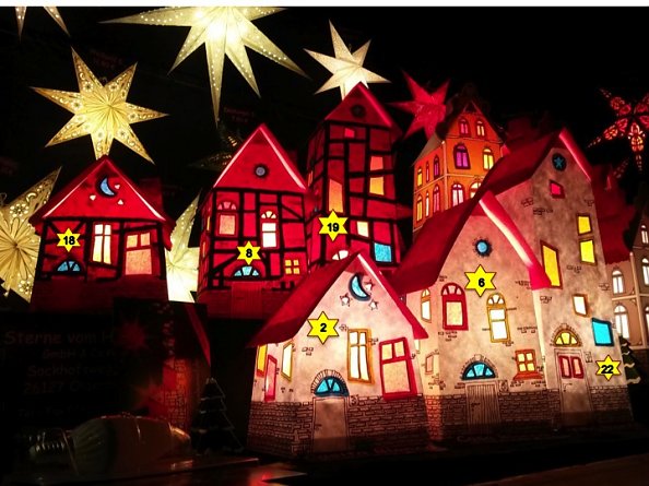 Lebendiger Adventskalender (Foto: Wegner)