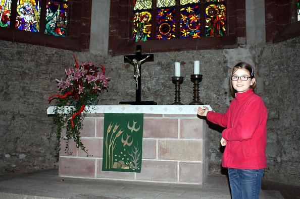 Lena Richter - als Kirchenf&uuml;hrerin (Foto: F. Tuschy)