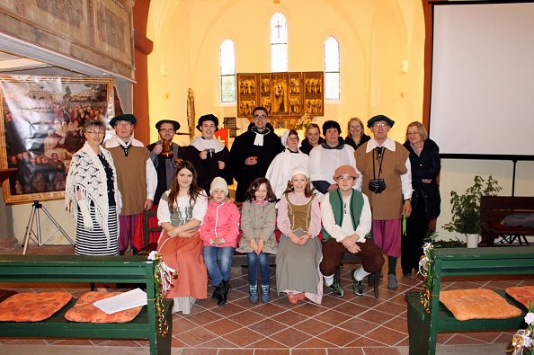 Eine der letzten Proben in Bielen vor dem gro&szlig;en Auftritt am 7. Mai (Foto: privat)