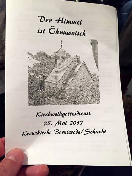 Der Himmel ist &ouml;kumenisch in Bernterode (Foto: A. Schwarze)